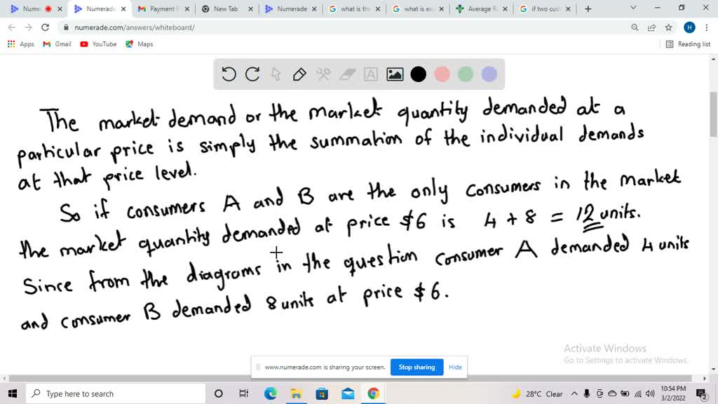 SOLVED: If Consumer A And Consumer B Are The Only Consumers In The ...