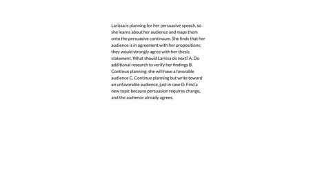 larissa-is-planning-for-her-persuasive-speech-so-she-learns-about-her-audience-and-maps-them-onto-the-persuasive-continuum-she-finds-that-her-audience-is-in-agreement-with-her-propositions-t-42512
