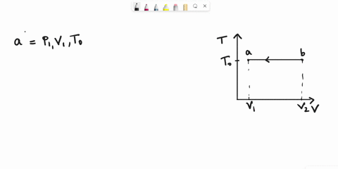 13-the-process-shown-in-the-t-v-diagram-in-the-figure-is-an-t-a-adiabatic-compression-b-isothermal-compression-isochoric-compression-d-isobaric-compression-isothermal-expansion-16326