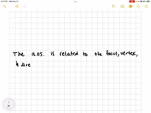 how-is-the-axis-of-symmetry-related-to-the-vertex-focus-and-directrix-of-a-parabola-47348
