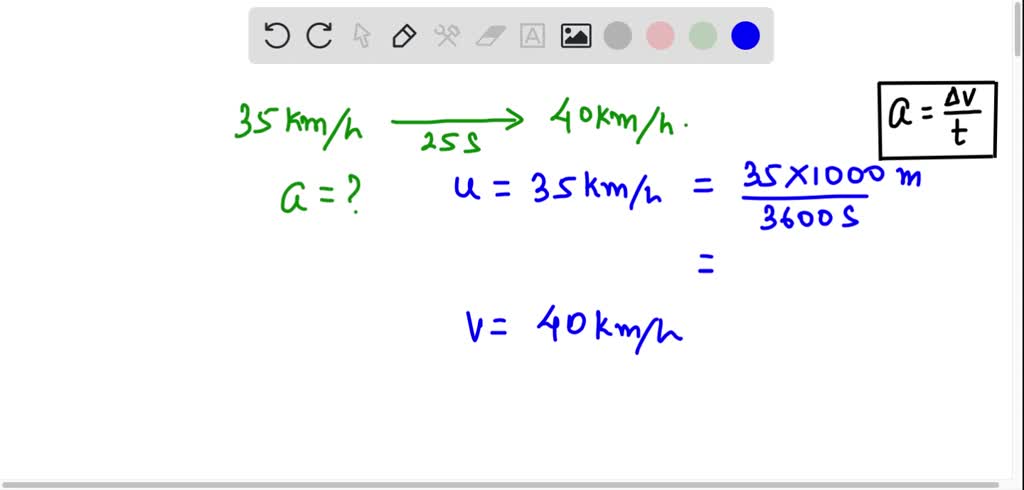 SOLVED: A car's speedometer reads 35.0 km/hr at one instant: Running ...