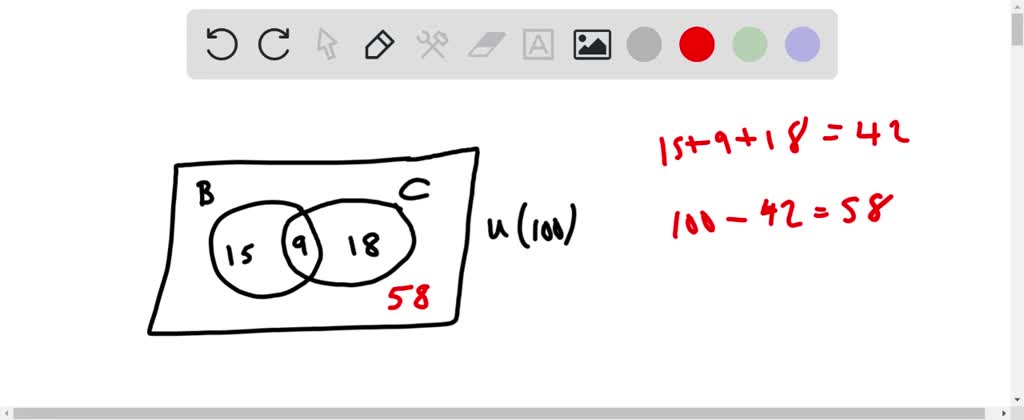 SOLVED: 'Please do this question 48 times 7 VENN DIAGRAMS The Venn ...