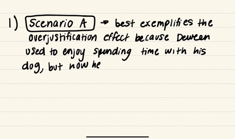 which-of-the-following-scenarios-best-exemplifes-the-overjustification-effect-oa-deweens-neighbour-stopped-paying-him-to-walk-their-dogand-while-he-used-to-enjoy-spending-time-with-the-dog-h-99318