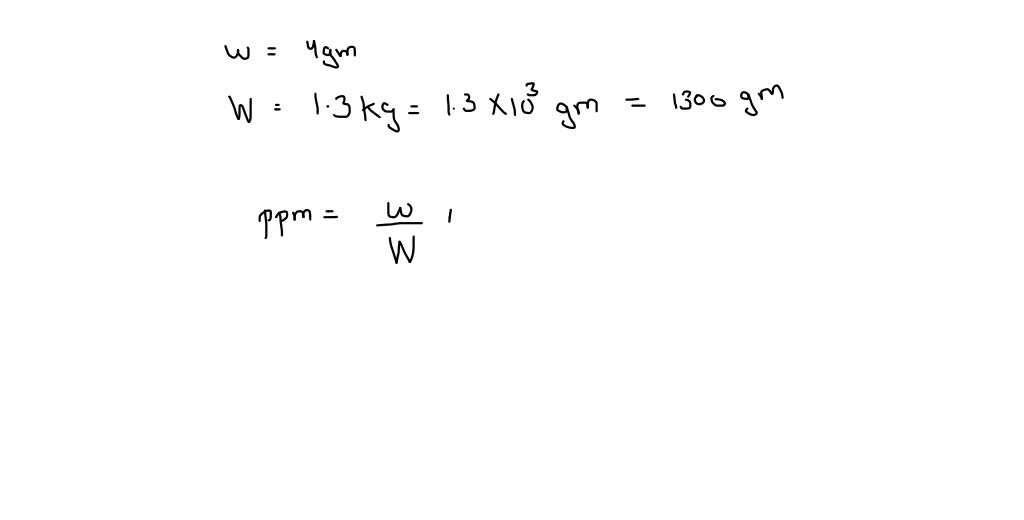 SOLVED: What is the concentration of NaOH (sodium hydroxide), in ppm (m