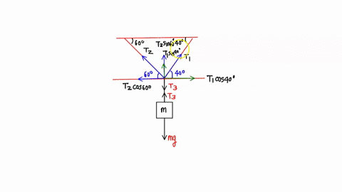 two-ropes-are-connected-to-a-stecl-cable-that-supports-a-hanging-weight-as-shown-in-fig-559-a-draw-a-10238