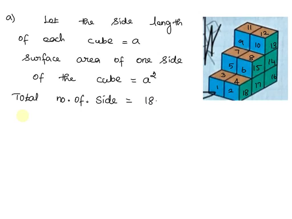 SOLVED: Twelve cubes are stacked to make this figure: (Lesson 1-12