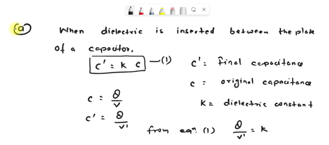 an-air-filled-parallel-plate-capacitor-is-charged-by-connecting-it-to-a-battery-the-battery-is-then-disconnected-from-the-capacitor-without-any-loss-of-charges-a-a-voltmeter-reads-60-v-acros-22102