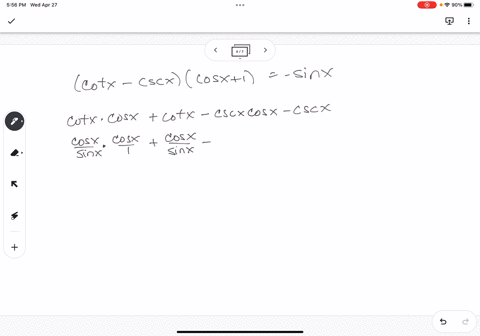 verify-the-identity-cot-x-csc-xcos-x1-sin-x-3-86104
