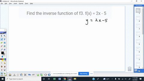 find-the-inverse-function-of-f3-fx-2x-5-98008