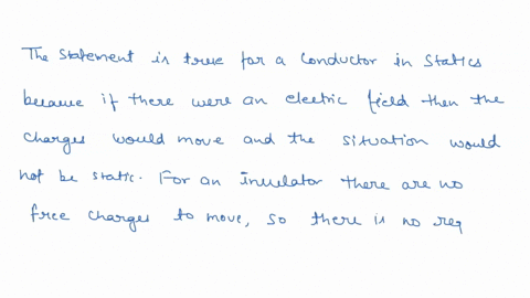 explain-this-statement-in-a-static-situation-the-electric-field-at-the-surface-of-a-conductor-can-have-no-component-parallel-to-the-surface-because-this-would-violate-the-condition-that-the-90328