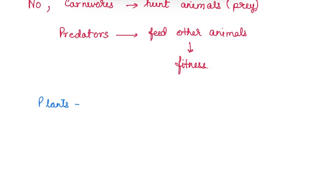 SOLVED: Are all carnivores top predators? What distinguishes a top