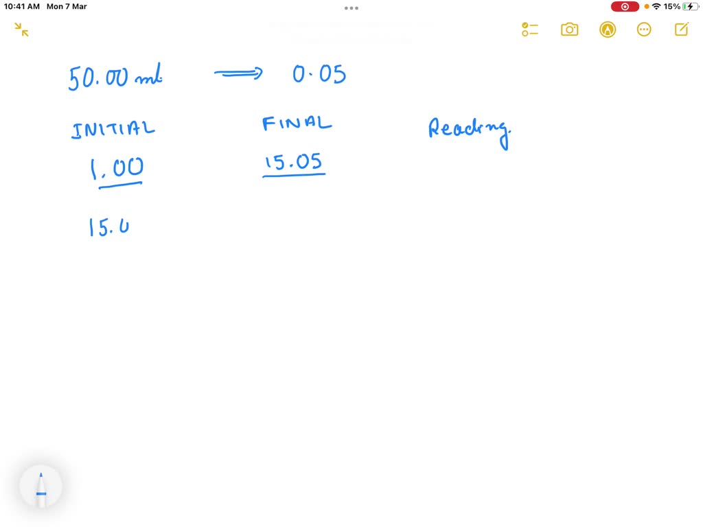 SOLVED Question 15 (1 point) A 50.00 mL burette is reported to have an