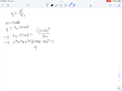 a-particle-of-mass-m-describes-the-parabola-yx2-4-r_0-under-a-central-force-mathbff-directed-towar-4-99343