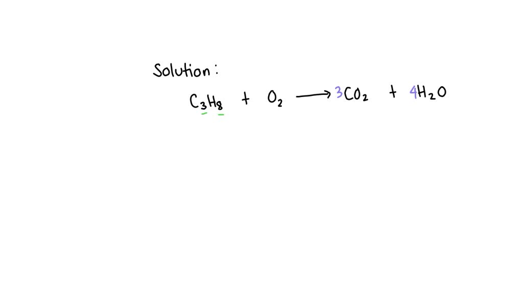 SOLVED: What are the products in a balanced chemical equation for the ...