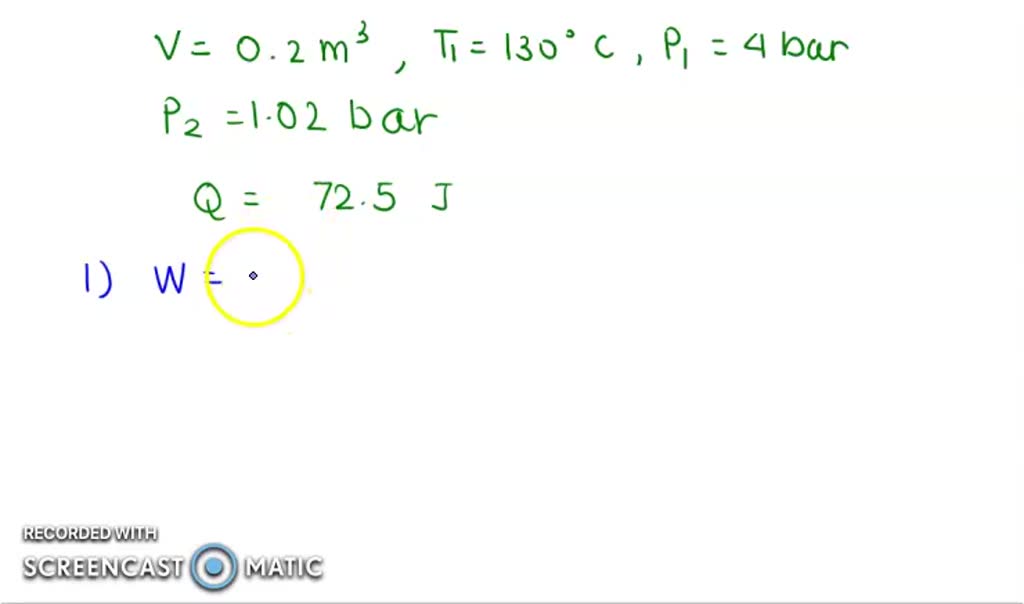 SOLVED 0.2 m^3 of air at 4 bar and 13Â°C is contained in system A