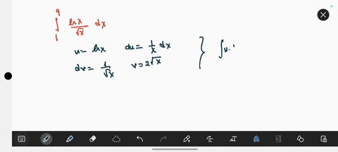 in-x-dx-vx-3-solve-by-using-integration-by-parts-evaluate-the-definite-integral-68024