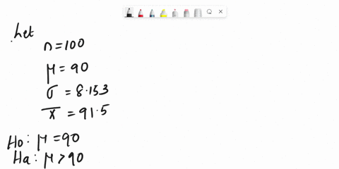 a-random-sample-of-100-observations-from-a-population-with-standard-deviation-815321741260026-yielded-a-sample-mean-of-915-a-given-that-the-null-hypothesis-is-90-and-the-alternative-hypothes-99646