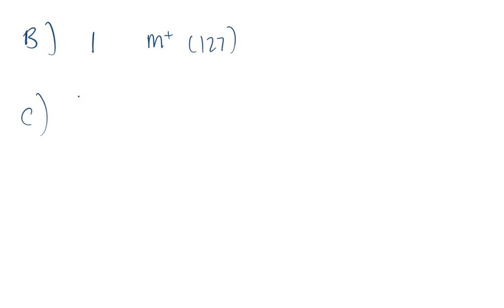 Point Out Which Of These Four Mass Spectra Indicate The Presence Of Sulfur Chlorine Bromine 0322