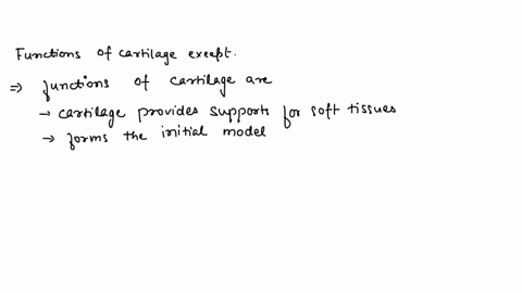 all-of-the-following-are-functions-of-cartilage-except-a-cartilage-serves-as-a-site-for-hemopoiesis-b-cartilage-provides-support-for-soft-tissue-c-cartilage-forms-the-initial-model-in-endoch-75765