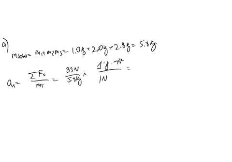 assume-the-three-blocks-m_110-mathrmkg-m_220-mathrmkg-and-m_328-mathrmkg-portrayed-in-the-figure-below-move-on-a-frictionless-surface-and-a-force-f33-mathrmn-acts-as-shown-on-the-28-mathrmkg-block-a-d