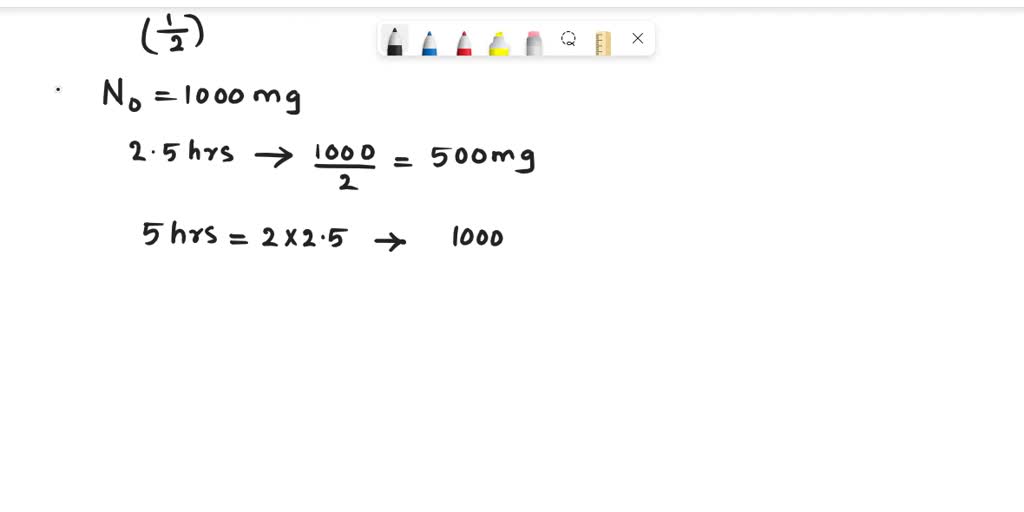 SOLVED The average halflife of acetaminophen (active ingredient in