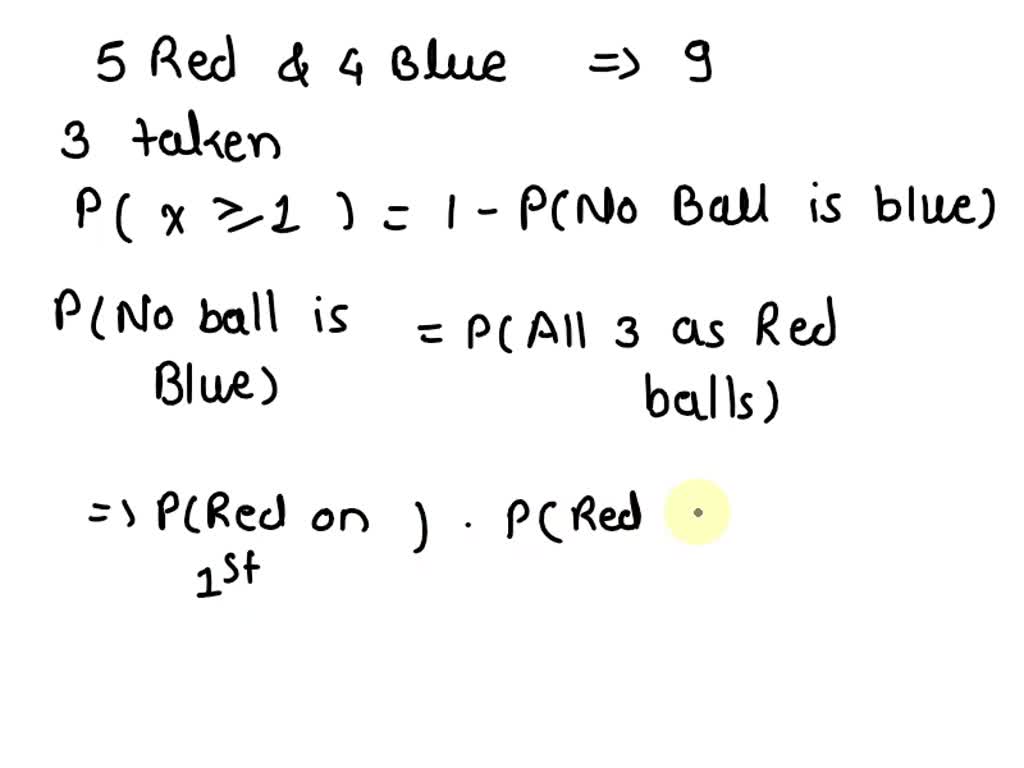A bag contains 7 white , 5 Black and 4 red balls. 4 balls are drawn without  replacement. Find the probability that atleast 3 balls are black. - ge98g5bb