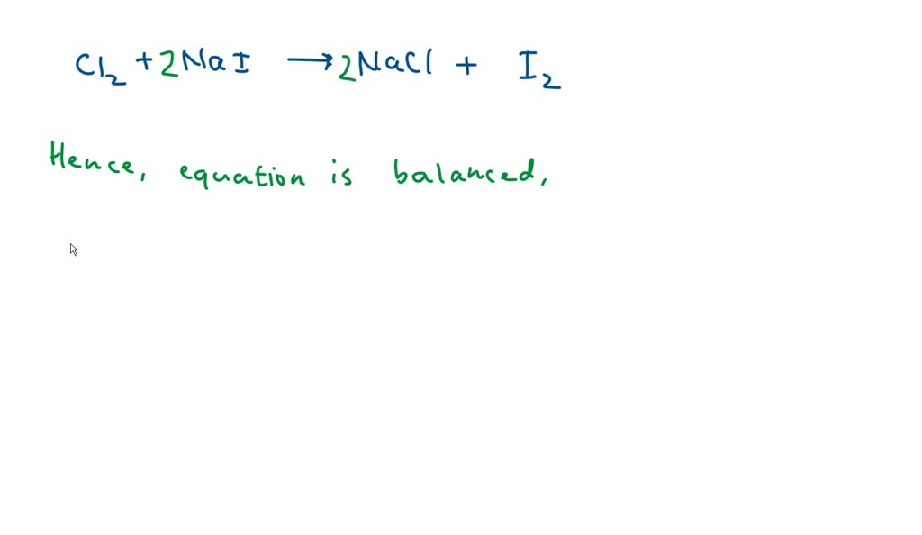 SOLVED: Balance the following equations using the smallest possible ...