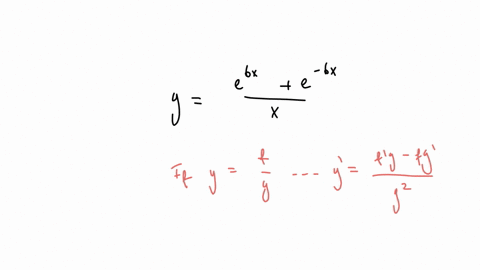 find-derivative-of-the-following-function-beginarrayl-mathrmyfrace6-mathrmxe-6-mathrmxmathrmx-fracmathrmdymathrmdxsquare-endarray