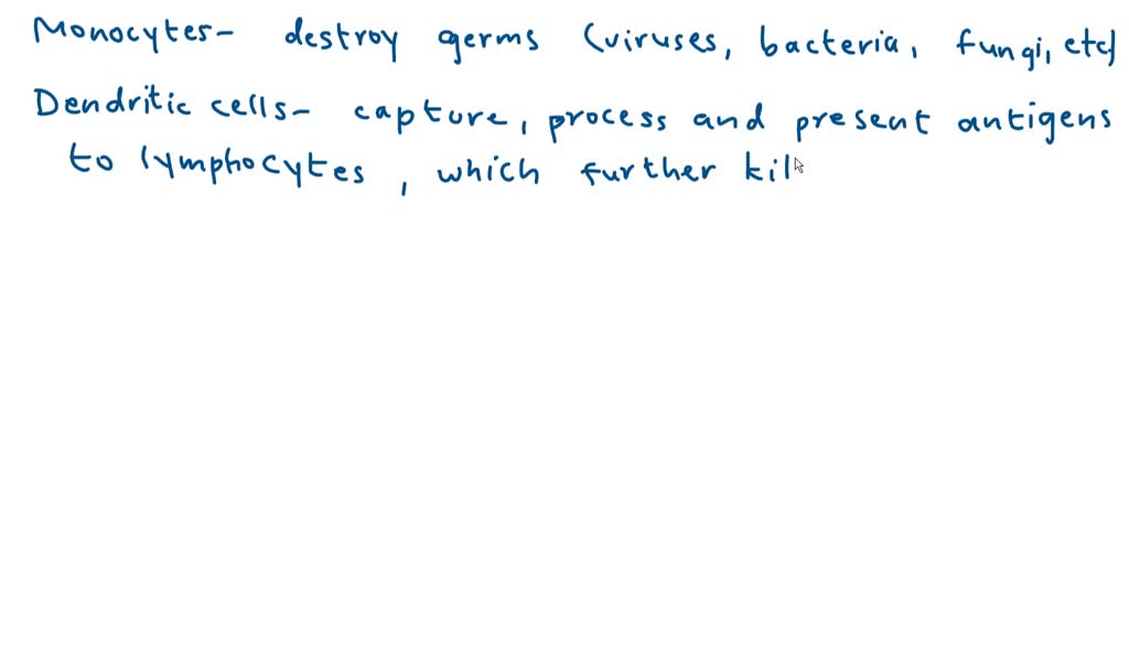 SOLVED This is a white blood cell that will release histamines to