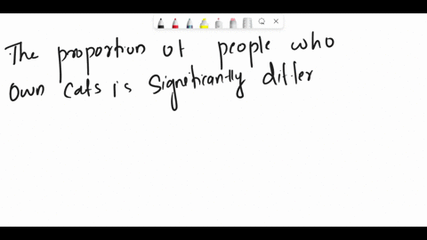 test-the-claim-that-the-proportion-of-people-who-own-cats-is-significantly-different-than-60-at-the-01-significance-level-the-null-and-alternative-hypothesis-would-be-h0p06h0p06-h1p06h1p06-h-86996