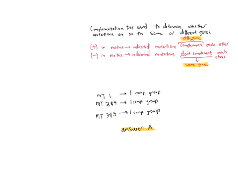 question-2-125-points-five-mutants-of-a-fungus-that-are-auxotrophs-for-compound-x-have-been-isolated-a-complementation-test-is-performed-on-these-mutants-by-mating-them-in-all-possible-pairw-57897