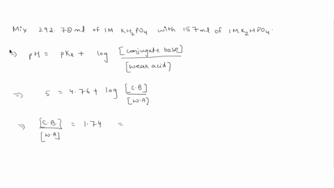 1-as-a-technician-in-a-large-pharmaceutical-research-firm-you-need-to-produce-450-mlml-of-a-potassium-dihydrogen-phosphate-buffer-solution-of-phphph-694-the-pkapka-of-h2po4h2po4-is-721-you-h-92687
