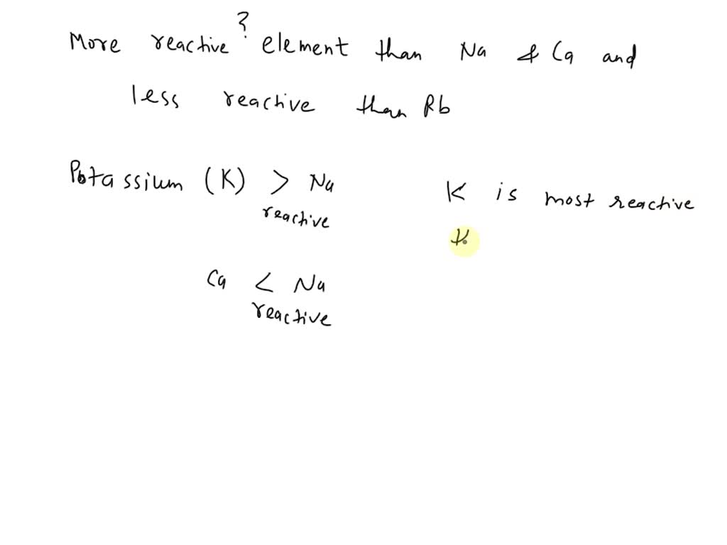 55) This element is more reactive than lithium and magnesium but less