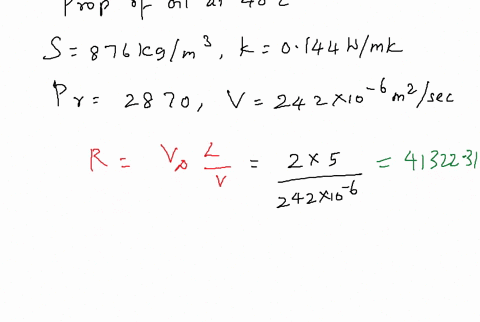 engine-oil-60-c-flows-over-the-upper-surface-of-a-5-ong-flat-plate-which-temperature-is-20-c-with-a-velocity-of-2-ms-determine-the-total-drag-force-and-the-rate-of-heat-transfer-per-unit-wid-06224