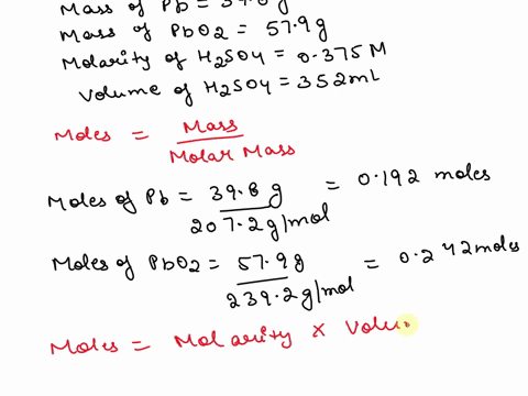 the-chemical-reaction-occurring-during-the-discharge-of-a-lead-storage-battery-can-be-represented-by-the-chemical-equation-2-h2so4aq-pbs-pbo2s-2-h2ol-2-pbso4s-which-of-the-reactants-is-the-l-67058