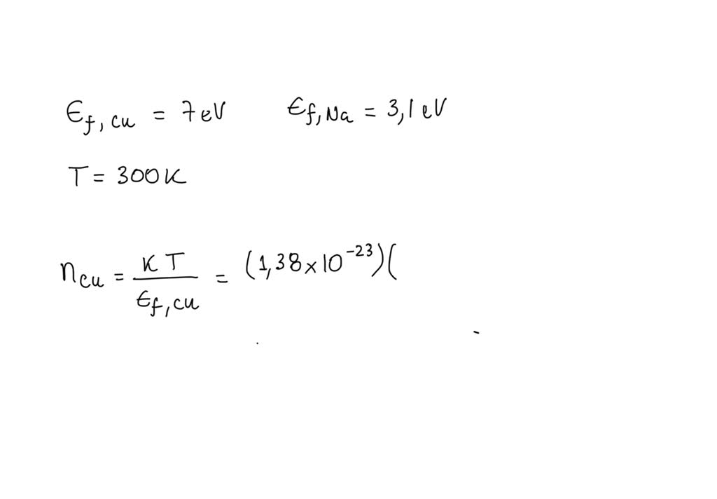 SOLVED: Estimate the fraction of electrons excited above the Fermi ...