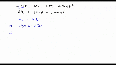 if-a-companys-cost-function-for-a-product-is-cq-2280-35q-0004q2-and-the-revenue-function-is-rq-122q-0002q2-find-the-production-level-that-maximizes-profit-units-19698