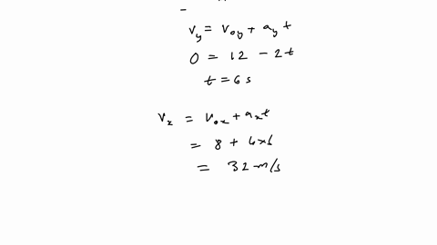 a-cart-is-propelled-over-an-xy-plane-with-acceleration-components-ax-40-ms2-and-ay-20-ms2-its-initial-velocity-has-components-v0x-80-ms-and-v0y-12-ms-assuming-the-velocity-of-the-cart-as-the-97326