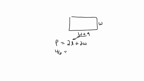 the-length-of-a-rectangle-is-9-inches-more-than-the-width-the-perimeter-is-46-inches-find-the-length-and-width