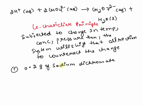 given-the-following-equilibrium-2haq-2cr042-aq-cr202-aq-hzo-will-the-equilibrium-shift-toward-reactants-toward-products-be-unaffected-by-the-following-changes-02-g-of-solid-sodium-dichromate-80859
