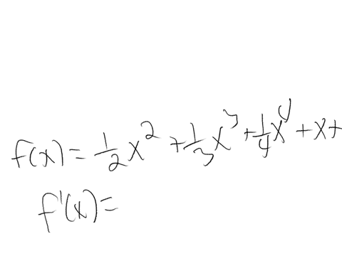 let-fx-12x2-13x3-14-x4-x-2-what-is-the-instantaneous-rate-of-change-of-f-at-x-1