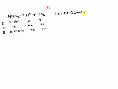 what-is-the-ph-of-a-0490-m-solution-of-cano22-ka-of-hno2-is-45-104-86265