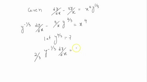 find-the-general-solution-of-the-differential-equation-dydx-3yx-x4y13-show-all-work-64867
