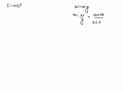 a-rotator-has-a-weight-of-100lb-with-a-centroidal-radius-of-gyration-of-9-in-determine-the-moment-of-inertia-about-the-center-of-gravity-for-the-rotator-47006