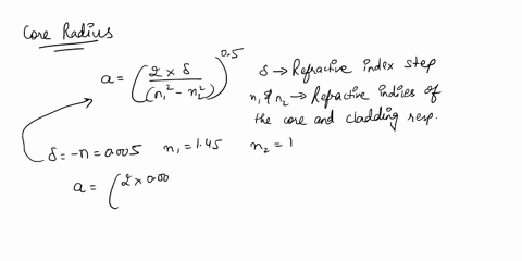 8-a-single-mode-fiber-has-an-index-step-n-n-0005-calculate-the-core-radius-if-the-fiber-has-a-cutoff-wavelength-of-1-um-estimate-the-spot-size-fwhm-of-the-fiber-mode-and-the-fraction-of-the-53054