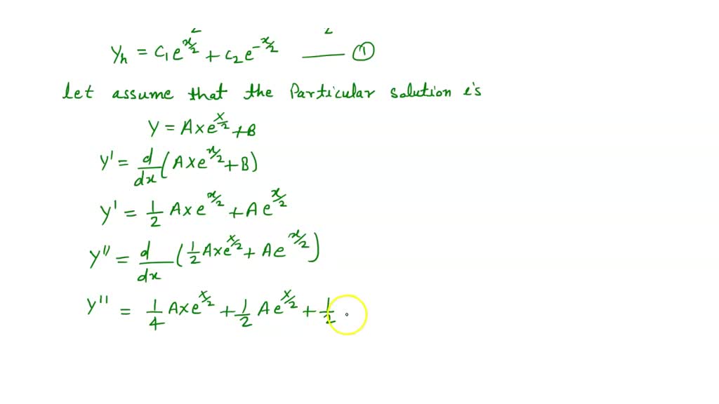 SOLVED: Solve the differential equation by variation of parameters: 4y ...