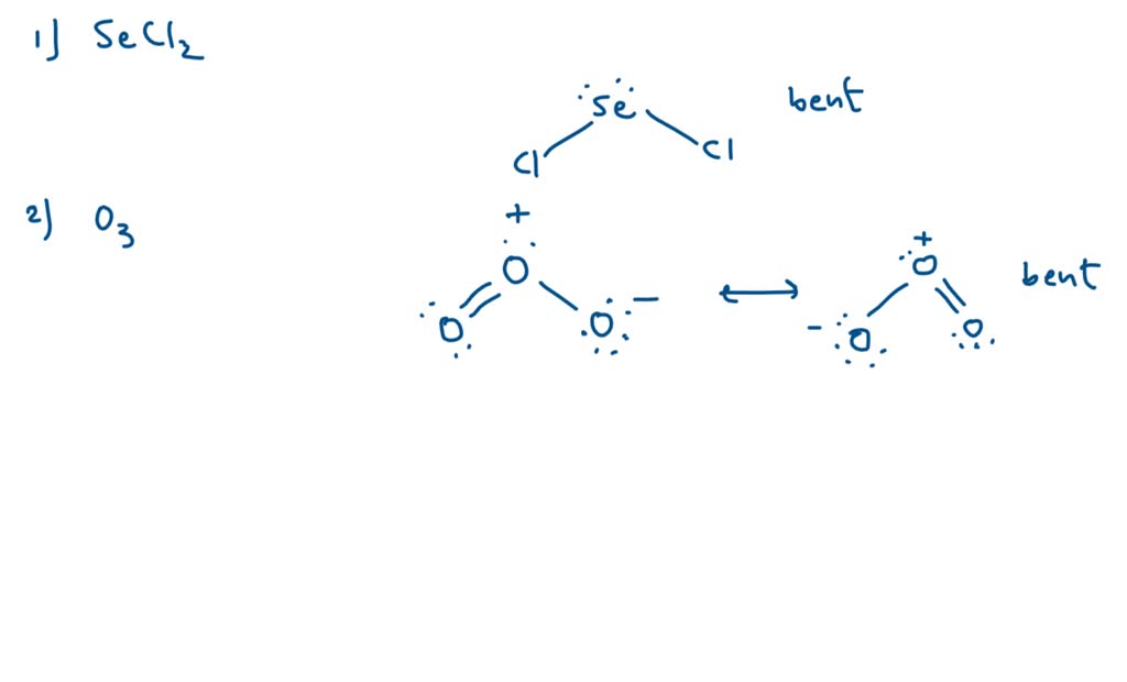 SOLVED: Which of the following molecules are linear SeCℓ2 O3 CO2 HCCH SO2