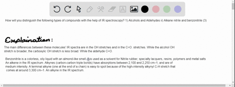 4-how-will-you-distinguish-the-following-types-of-compounds-with-the-help-of-ir-spectroscopy-1-alcohols-and-aldehydes-ii-alkane-nitrile-and-benzonitrile-3-04364
