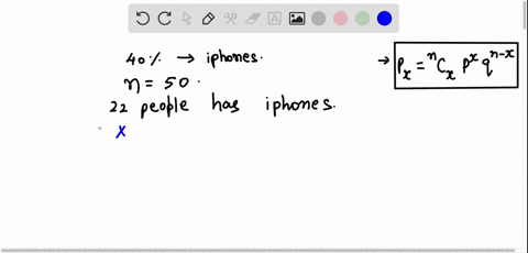 it-is-reported-that-the-market-share-of-iphones-is-40-ie-40-of-all-cell-phones-are-iphonessuppose-a-random-sample-of-50-people-is-taken-what-is-the-probability-that-exactly-22-people-will-ha-83618
