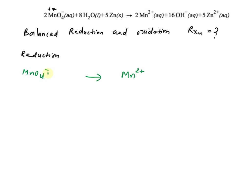 Solved Write Balanced Half Reactions For The Following Redox Reaction Reduction Oxidation E X 1590